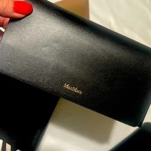 MaxMara | Accessories | Maxmara Black Leather Sunglasses  display picture 1